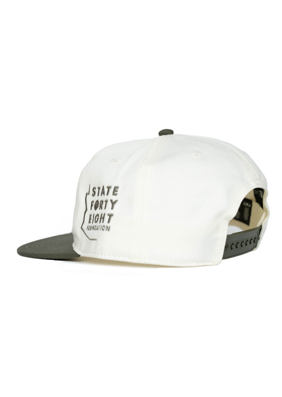 Snapback Hat Support Local | Natural & Army