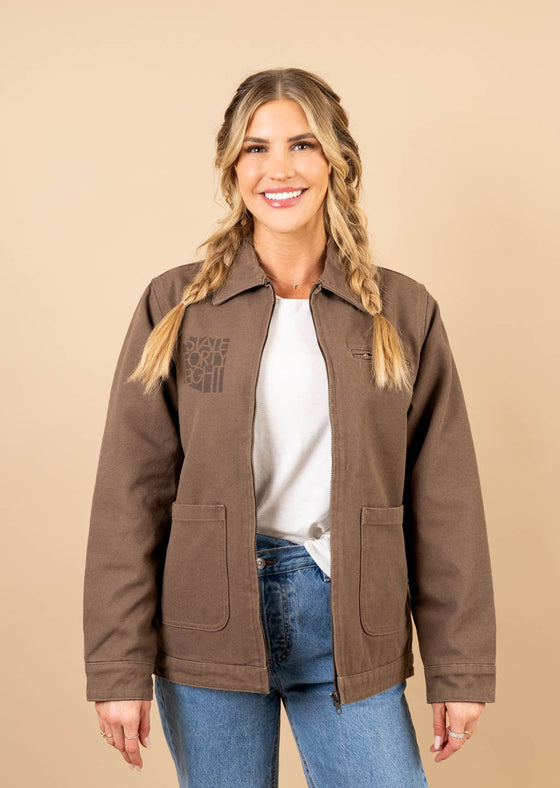 Men's Heavy Canvas Jacket Miller Lite | Walnut