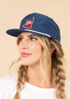 Snapback Rope Hat Miller Lite | Navy & White