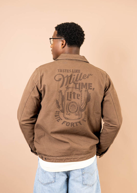 Men's Heavy Canvas Jacket Miller Lite | Walnut