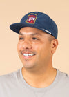 Snapback Rope Hat Miller Lite | Navy & White