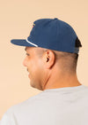 Snapback Rope Hat Miller Lite | Navy & White