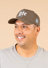 Frame Snapback Hat Miller Lite | Walnut