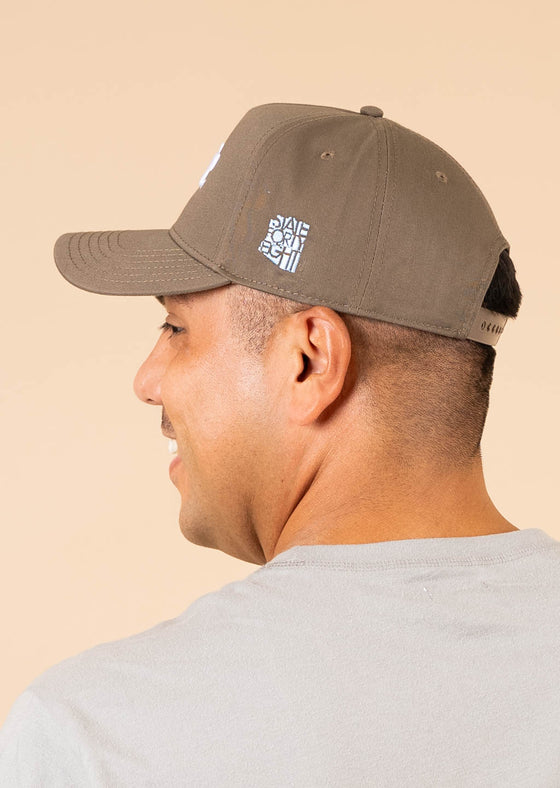 Frame Snapback Hat Miller Lite | Walnut