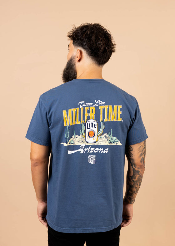 Men's Pocket Crew Neck Miller Lite | Midnight