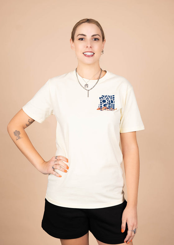 Men's Crew Neck Miller Lite | Butter - State Forty Eight