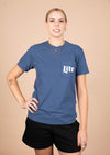 Men's Pocket Crew Neck Miller Lite | Midnight - State Forty Eight