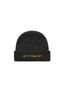  Cable Beanie Gradient Canyon | Black