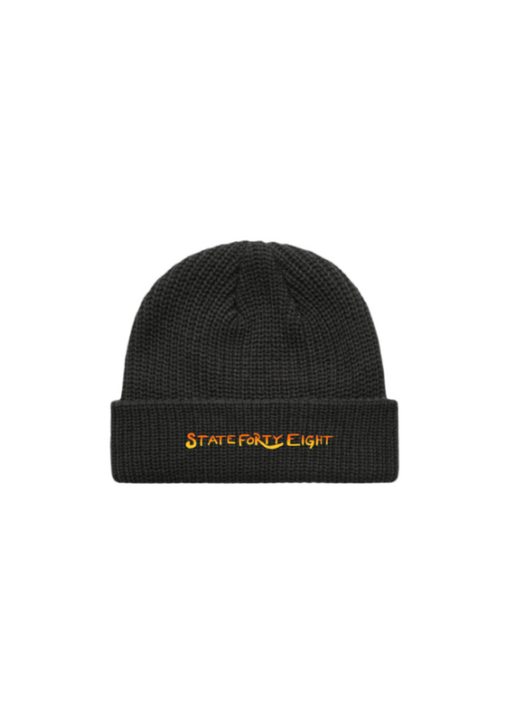 Cable Beanie Gradient Canyon | Black