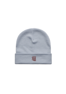  Cuff Beanie Classic | Powder Blue & Maroon