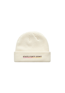  Cable Beanie Sunset State | Ecru