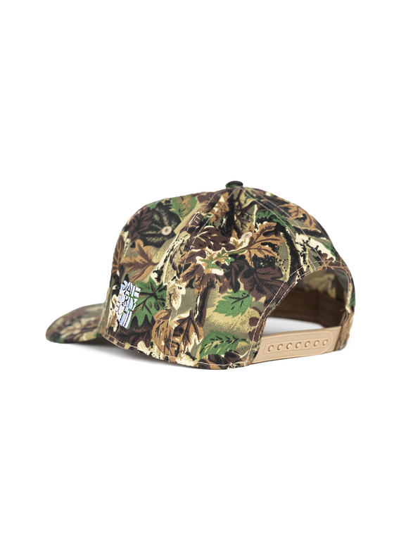 Frame Snapback Hat Cursive Rope | Camo & White - State Forty Eight