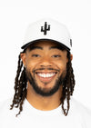 Snapback Hat Cactus Crush | White & Black
