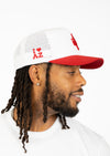 Snapback Hat Cactus Crush | White & Red