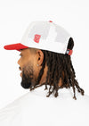 Snapback Hat Cactus Crush | White & Red