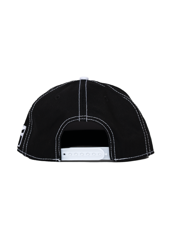 Snapback Hat Classic Pinstripes | Black & White