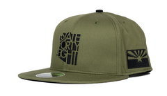 Snapback Hat Classic | Military Green & Black