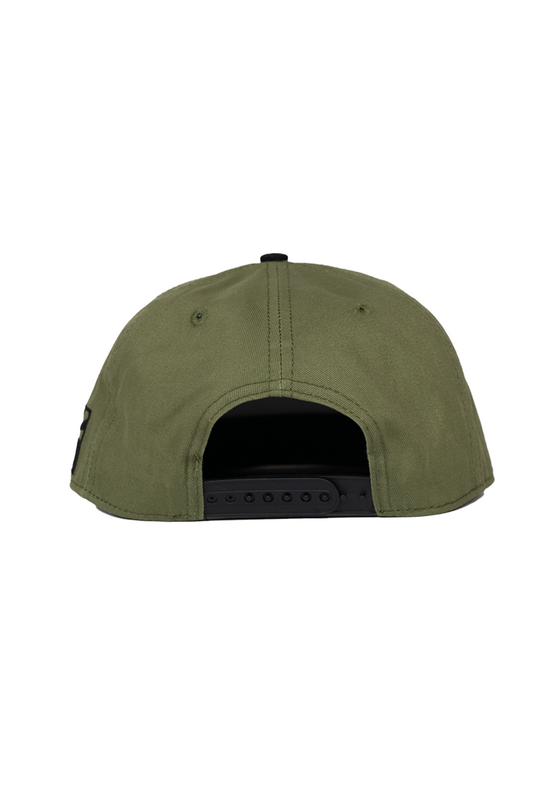 Snapback Hat Classic | Military Green & Black