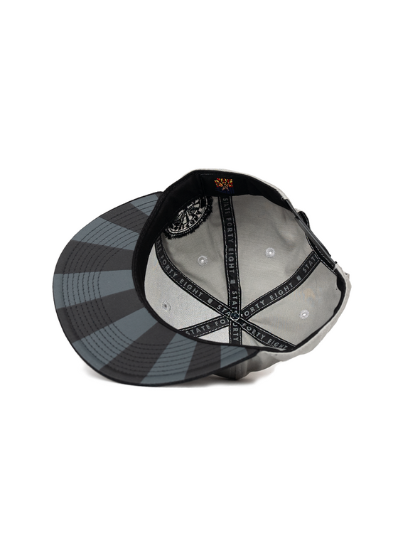 Snapback Hat SFE Flag | Grey & Black