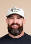 Snapback Hat Support Local | Natural & Army - State Forty Eight