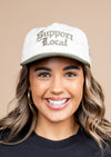 Snapback Hat Support Local | Natural & Army - State Forty Eight