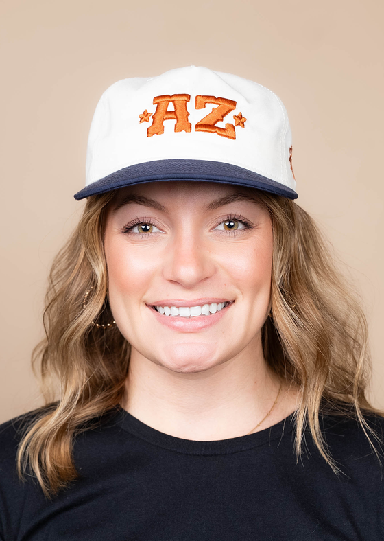 Snapback Hat Western AZ | Natural & Midnight