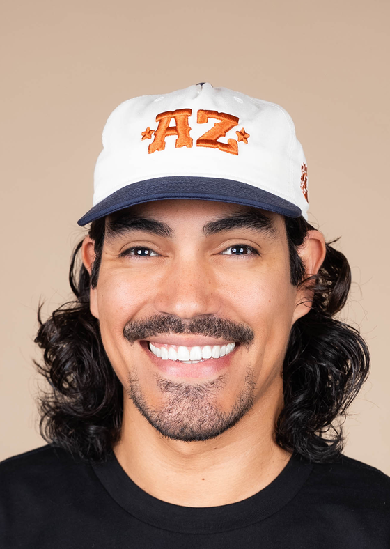 Snapback Hat Western AZ | Natural & Midnight