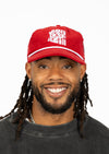 Snapback Rope Hat Cardinal | Red & White 