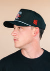 Snapback Rope Hat Phoenix Fire Cancer Awareness | Black & White - State Forty Eight