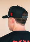 Snapback Rope Hat Phoenix Fire Cancer Awareness | Black & White - State Forty Eight