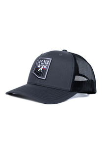  Snapback Trucker Hat First Responders | Charcoal - State Forty Eight