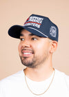 Snapback Rope Hat Phoenix Fire Dept. | Navy & White - State Forty Eight