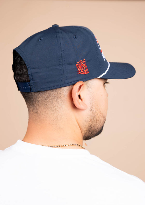 Snapback Rope Hat Phoenix Fire Dept. | Navy & White - State Forty Eight