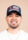 Snapback Rope Hat Phoenix Fire Dept. | Navy & White - State Forty Eight