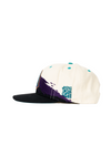 Snapback Hat Almighty Sun Day Splash | Cream & Black - State Forty Eight