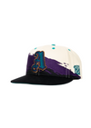 Snapback Hat Almighty Sun Day Splash | Cream & Black - State Forty Eight