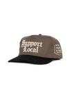 Snapback Hat SFEF Support Local | Walnut & Black - State Forty Eight
