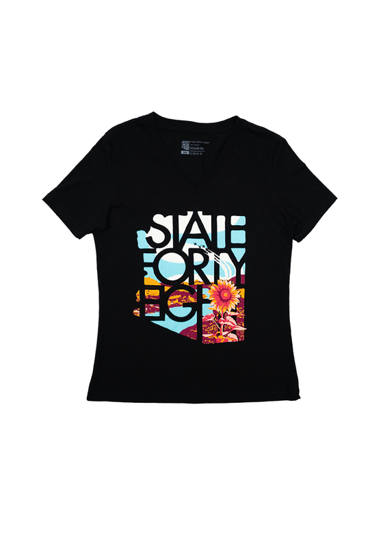 Women's Relaxed V-Neck Sutton's Wish | Black