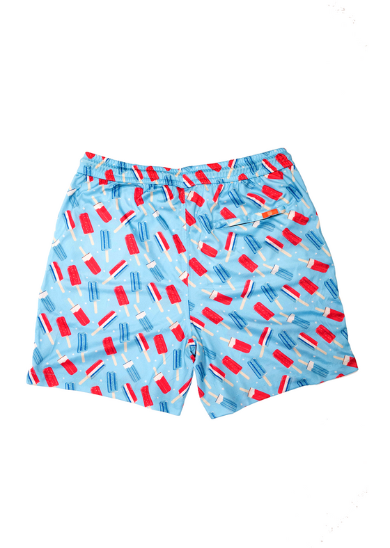 Men's Mesh Shorts Sweet Freedom | Red, White, & Blue