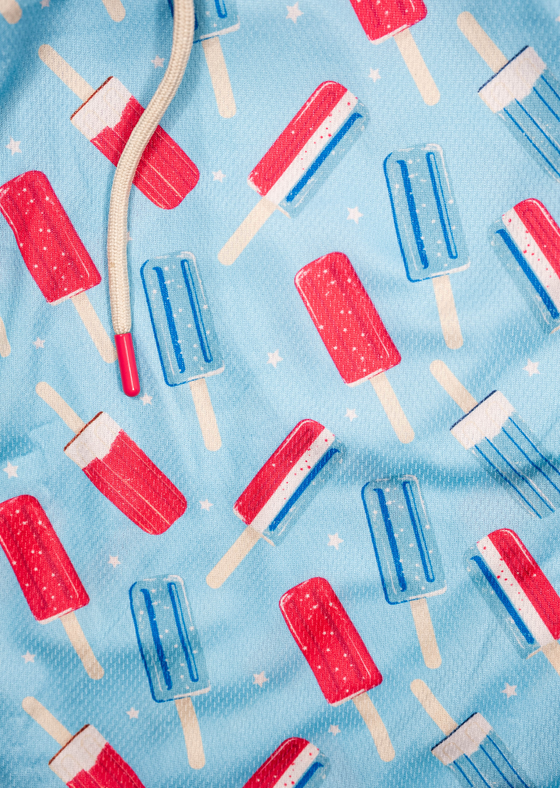 Men's Mesh Shorts Sweet Freedom | Red, White, & Blue