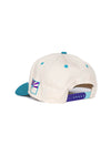 Frame Snapback Hat Classic Throwback | Teal & Purple