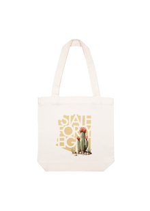  Tote Bag Cacti Flower | Cream