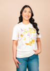Unisex Heavy Crew Neck Wildflower | Ecru