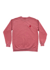 Men's Crew Neck Sweatshirt Cactus Crush 2.0 | Crimson - State Forty Eight