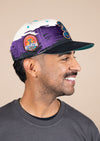 Snapback Hat Almighty Sun Day Splash | Cream & Black