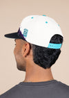Snapback Hat Almighty Sun Day Splash | Cream & Black