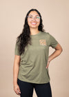 Women's Relaxed Crew Neck WADC July | Olive