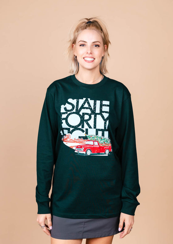 Men’s Long Sleeve Crew Neck What a Deal November | Pine