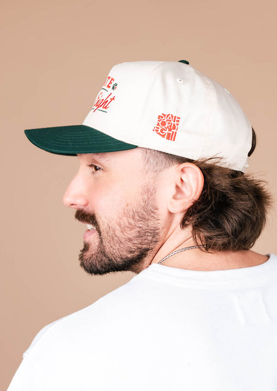 Frame Snapback Hat What a Deal November | Dark Green