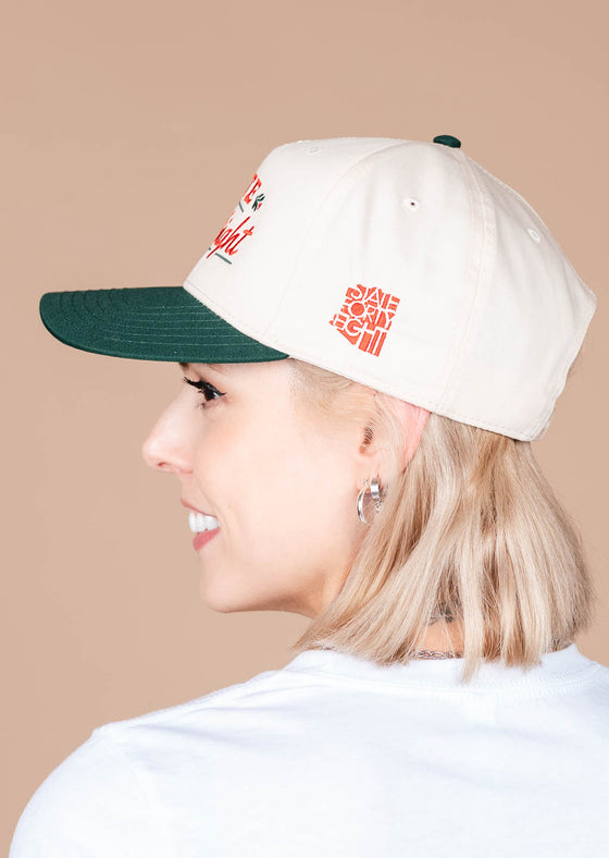 Frame Snapback Hat What a Deal November | Dark Green